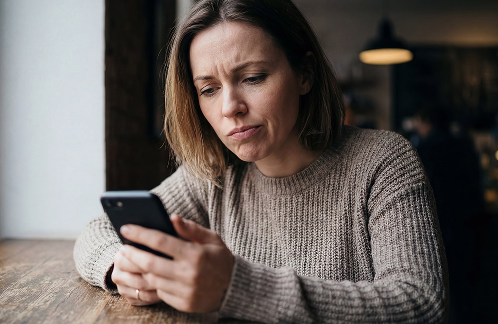 truffa del telefono rotto